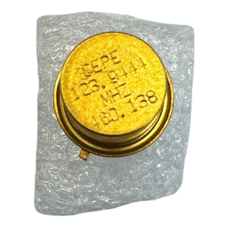 RTM 460 138 Cepe Quartz Crystal 123.9444Mhz Goldplated